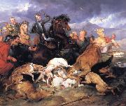 Sir Edwin Landseer The Hunting of Chevy Chase oil painting